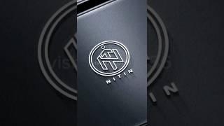 Art king NITIN LOGO DRAW #logo #ytshorts #popular #art @MVK-Art
