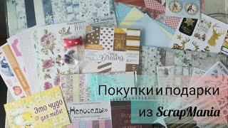 Обзор покупок из ScrapMania / распаковка/ Скрапбукинг