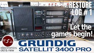 I finally got one! Amazing beast. Grundig Satellit 3400 Pro restoration part 1.