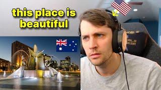 American reacts to Adelaide, Australia