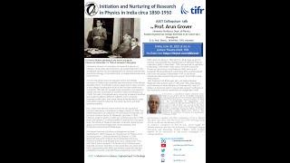 Initiation and Nurturing of Research in Physics in India circa 1850-1950