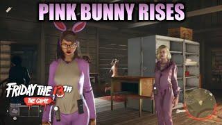 Friday The 13th The Game: Deborah Kim Pink Bunny Gameplay. Halloween DLC