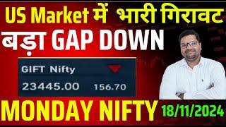 Nifty Prediction & Bank nifty Analysis for Monday 18 November 2024|Price Action 2.0 Setup