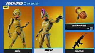 NEW MEGG, WEBSTER Skins in Fortnite Item Shop