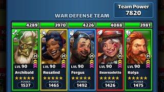 Empires Puzzles : Bloody war hits against meta team