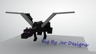 Minecraft Cinema 4D Ender Dragon Rig Show