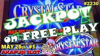 A great win for free play! Crystal Star Deluxe Double Nudge at Yaamava Casino