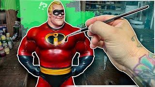 How To Paint 3D Resin Prints - Mr Incredible