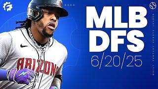 MLB DFS Picks & Strategy for #DraftKings & #FanDuel (6/20/25)