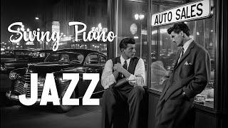 Retro Night Jazz Vibes  Swing Piano Melodies & Big Band Classics for a Timeless Evening