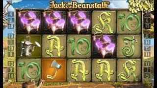 Jack and the Beanstalk (NetEnt) - Bonus + Retrigger