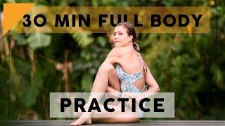 30 Minute Intermediate Total Body Vinyasa Yoga Practice