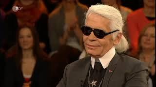 Karl Lagerfeld bei Markus Lanz 2011