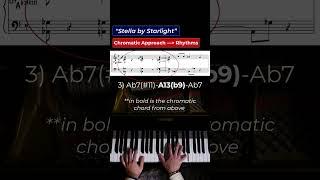 Create Comping Rhythms with Chromatic Approach #shorts