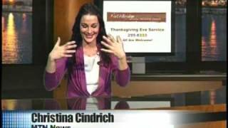 Christina Cindrich Evening News Blooper 11/25/09