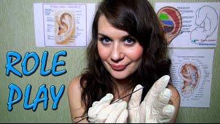 ASMR Role Play Medical Exam Ears Relaxing Whisper