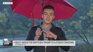 Heavy rain in North Bay prompts flooding concerns