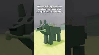 Taming A Wolf In Dead Rails #roblox #shorts #robloxanimation
