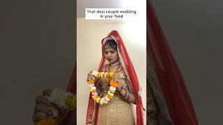That desi couple wedding #ytshorts #youtubeshorts #comedyshorts #desi #wedding #viralshorts