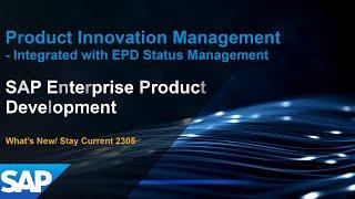 Activation Service for Innovation Management of SAP Enterprise Product Development