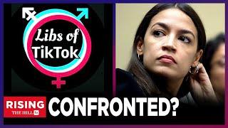 AOC CONFRONTED By Libs Of Tiktok's Chaya Raichik, Hits Back: 'You’re Actually Super Transphobic'