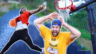 2v2 LOW RIM Full Court Basketball (CRAZY DUNKS!!)  w/ Josh Horton, Chris Staples and Austin Mills