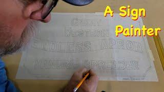 The Design and Layout of Sign Painting the Smith Spreader | Engels Coach Shop