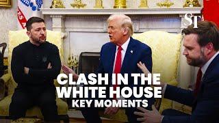 Trump, Vance and Zelensky clash in the White House: Key moments