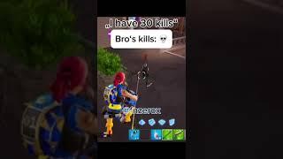 Bro's kills be like #fortnite #fortnitememe #shorts