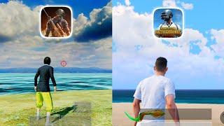 PUBG MOBILE VS SURVIVAL UNKNOWN BATTLE ROYALE comparison