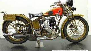 Motosacoche Model 413 1929 600cc - vintage motorcycle - start up