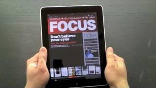 BBC Focus magazine iPad app