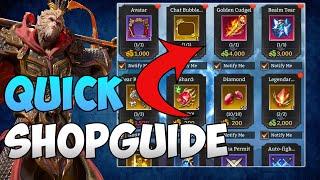 Quick Event Shop Guide - What to Prioritize I Watcher of Realms