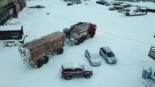 Заготовка леса в Сибири (logging in Siberia)