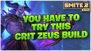 YOU HAVE TO TRY THIS CRIT ZEUS BUILD! SMITE 2