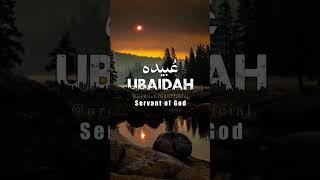 Ubaidah | Name Meaning Status ||#urduehindofficial  #ytshorts #shorts #ubaidah