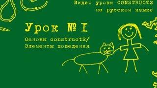 Урок 1. Construct 2 . Создание обьектов и простых поведений.