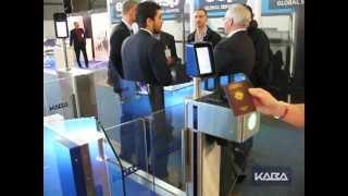 Kaba Gallenschuetz - unit demonstration at Passenger Terminal Expo 2013