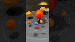 Solar System model working Project #school science exhibition #shorts NakulSahuArt