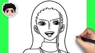 How To Draw Nico Robin | One Piece - Easy Step By Step