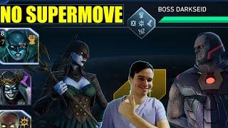 Destroying Heroic 7 Boss Darkseid Injustice 2 Mobile