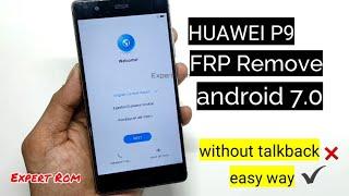 Huawei P9 Android 7.0 FRP Google Account Bypass Without Pc Without TalkBack Without YouTube Easy Way