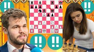 Anna Cramling vs Magnus Carlsen 45