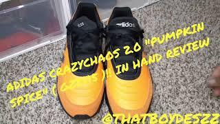 ADIDAS CRAZYCHAOS 2.0 "PUMPKIN SPICE" ( GZ3815 )!! IN HAND REVIEW || THATBOYDESZZ