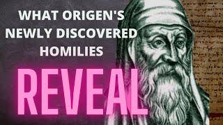 What Do the Newly Discovered Homiles of Origen Tell Us About the Canon?