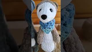 Crochet ferrets stuffed animals amigurumi/ вязаные хорьки