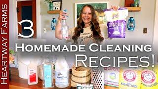 TOP 3 All Natural homemade cleaning products recipes! Laundry Detergent | Dishwasher Detergent