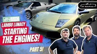 Starting @VINwiki 's Broken V12 Lamborghini's After MAJOR Service!