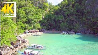 Kayangan Lake || Coron Palawan || Relaxing Drone 4k Video