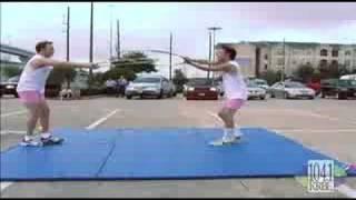 Roula and Ryan Show Gymnastic Challenge